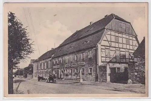 18973 Ak Gruß aus dem Gasthof Mittelebersbach bei Großenhain 1939