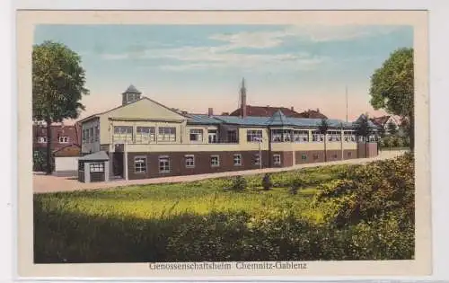 905397 Ak Chemnitz-Gablenz Genossenschaftsheim um 1930