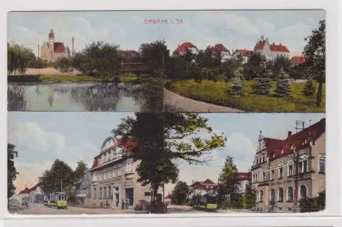 905258 Mehrbild Ak Siegmar in Sachsen Ortsansichten 1918