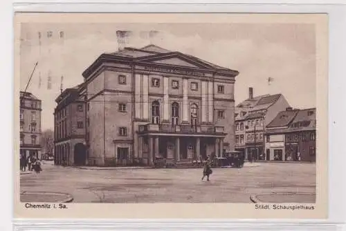 904605 Ak Chemnitz i. Sa. - Städtisches Schauspielhaus 1927