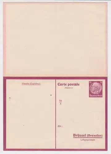 97173 Ganzsachen Postkarte F+A Belgien und Nordfrankreich P 1b