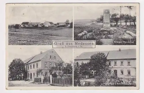 57465 Mehrbild Ak Gruß aus Medessen bei Priestewitz in Sachsen 1937