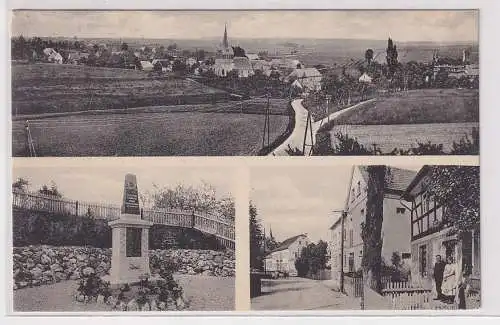 72351 Mehrbild Ak Gruß aus Thonhausen über Crimmitschau 1938