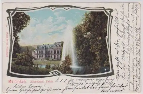 903306 Ak Meiningen Erbprinzen Palais 1904