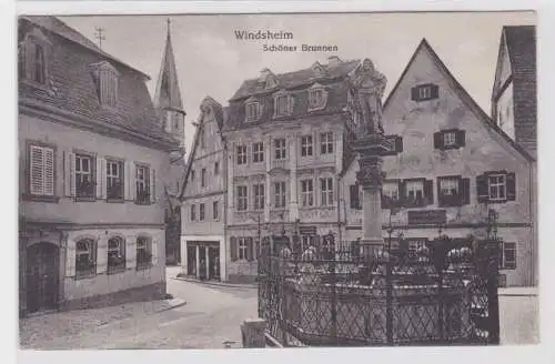 903607 Ak Windsheim schöner Brunnen 1925