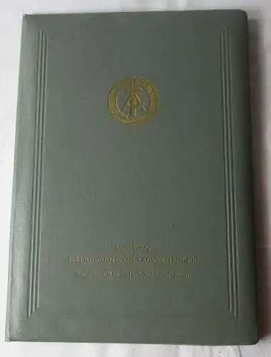 DDR Urkunde Regierung Staatssekretariat für das Hoch-und Fachschulwesen (147305)