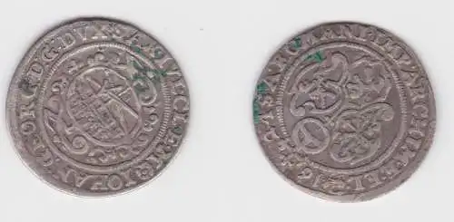 1 Groschen Silber Münze Kurfürstentum Sachsen 1624 ss (154313)