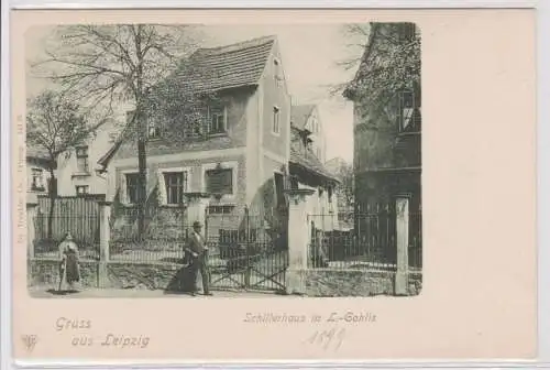 903139 Ak Gruß aus Leipzig Schillerhaus in Leipzig Gohlis um 1900