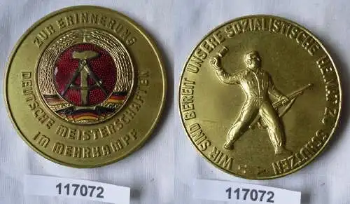 seltene DDR Medaille Deutsche Meisterschaften im Mehrkampf (117072)