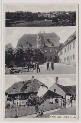 99428 Mehrbild AK Gruß aus Syhra - Orts- und Straßenansichten 1935