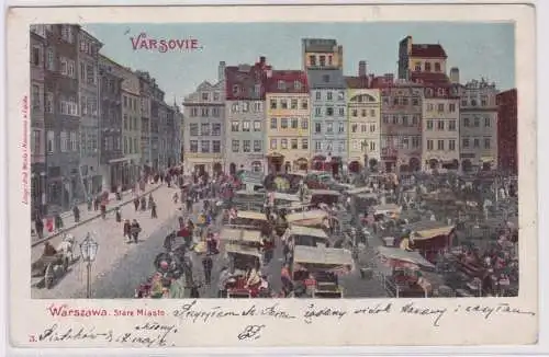 902017 Ak Warschau Warszawa Stare Miesto 1902