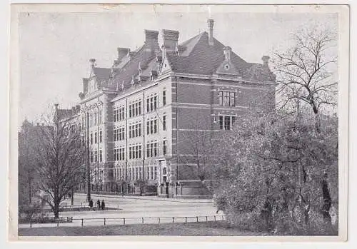 907562 Ak Leipzig Städtische Oberrealschule Herderschule Scharnhorststraße 15