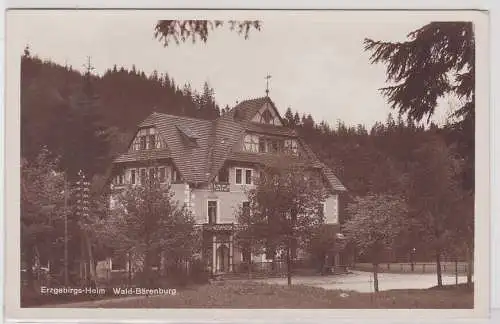 28701 Ak Erzgebirgsheim Wald-Bärenburg um 1930