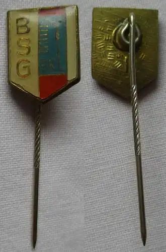 DDR Sport Anstecknadel Mitgliedsabzeichen BSG BKL Baukombinat Leipzig (143668)