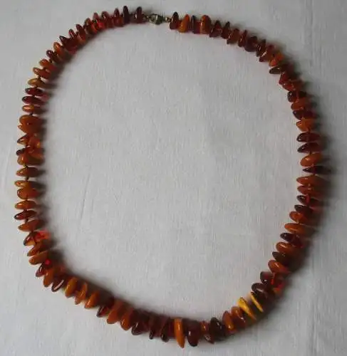 Antik Bernsteinkette 47,81 Gramm Amber Necklace Butterscotch Natur Baltic 118318