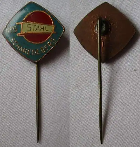 DDR Sport Anstecknadel Mitgliedsabzeichen BSG Stahl Schmiedeberg (143653)