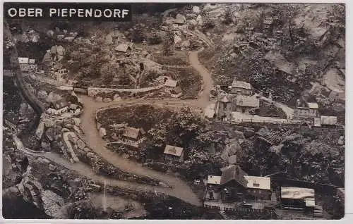 907318 Foto AK Ober-Piependorf im Fiedlergrund bei Reichenberg Radebeul Miniatur