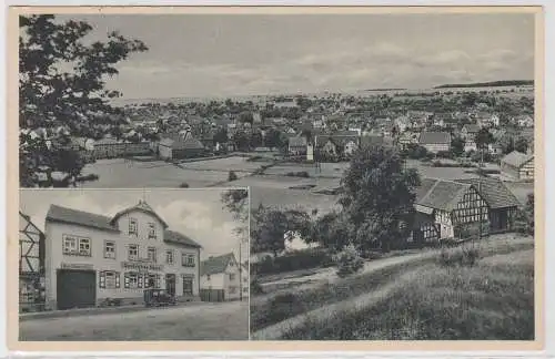 72393 Mehrbild Ak Brandoberndorf(Kreis Usingen) Gasthaus Deutsches Haus 1932