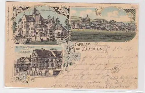 904629 Ak Lithographie Gruß aus Züschen bei Winterberg 1899