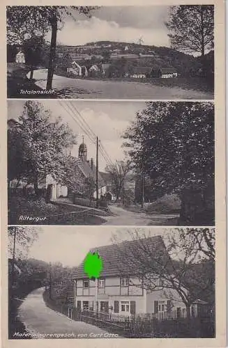908630 Mehrbild Ak Elbersdorf Rittergut, Materialwarenladen 1931