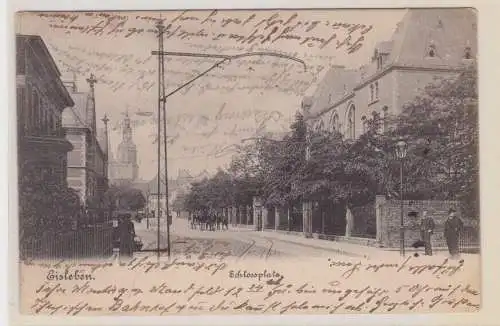 903447 Ak Eisleben Schlossplatz 1903