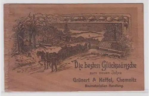 904309 Holz Ak Chemnitz - Grünert & Keffel Baumaterialen-Handlung 1910