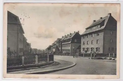 97779 AK Chemnitz-Hilbersdorf - Eisenbahnersiedlung, Straßenansicht 1933