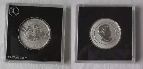 20 Dollar Silber Münze Kanada Frauen Fussball WM 2015 polierte Platte (126560)