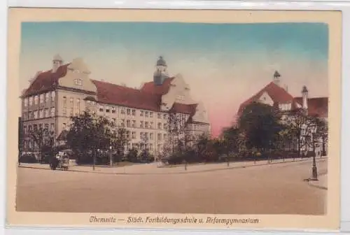 18571 AK Chemnitz - Städtische Fortbildungsschule und Reformgymnasium um 1910