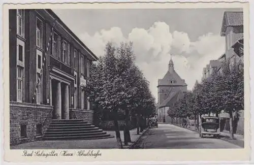 902166 Ak Bad Salzgitter am Harz Schulstrasse um 1940