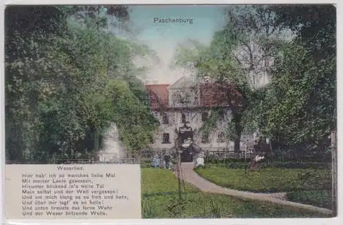 902797 Weserlied Ak Paschenburg 1910