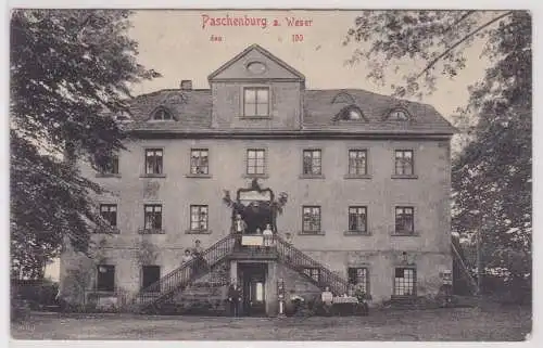 902802 Feldpost Ak Paschenburg an der Weser 1917
