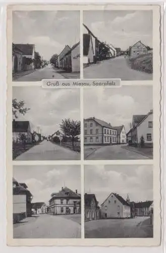 900424 Mehrbild Ak Gruß aus Miesau Saarpfalz Ortsansichten 1938