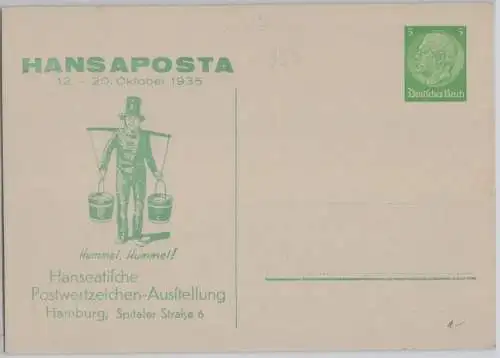 48851 DR Ganzsachen Postkarte PP126/C9/02 Hamburg Hansaposta Ausstellung 1935