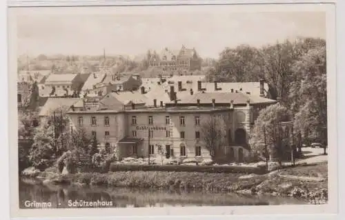 88606 Foto Ak Grimma Schützenhaus 1941