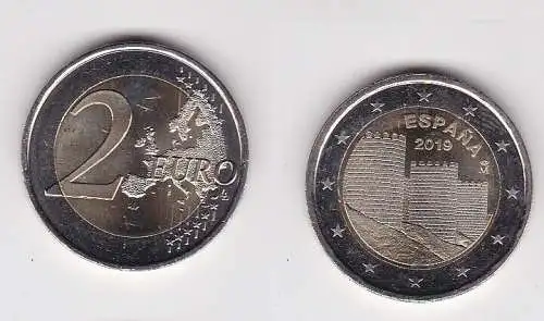 2 Euro Gedenkmünze Spanien Altstadt von Avila 2019 Stgl. (137294)