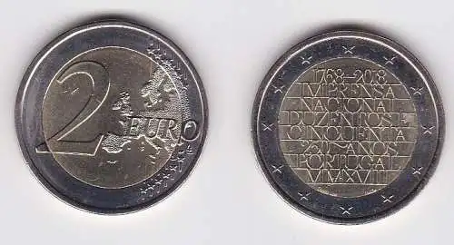 2 Euro Gedenkmünze Portugal 2018 Nationale Druckerei Stgl. (139260)
