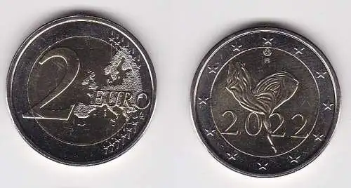 2 Euro Gedenkmünze Finnland 100 Jahre Nationalballett 2022 Stgl. (151984)