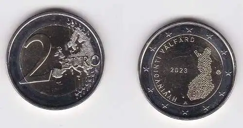 2 Euro Münze Finnland Sozial- und Gesundheitsdienst 2023 Stgl. (153649)