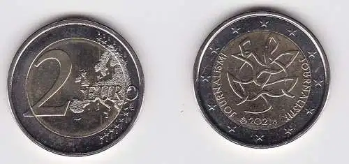 2 Euro Münze Finnland Journalismus und Redefreiheit 2021 Stgl. (157349)