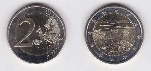 2 Euro Bi-Metall Münze Finnland Koli Nationalpark 2018 (151364)