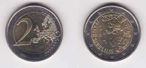 2 Euro Münze Finnland 2015 Jean Sibelius (154104)