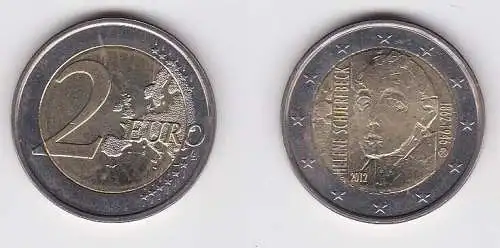 2 Euro Gedenkmünze Finnland 2012 Helene Schjerfbeck 1862-1946 (158963)