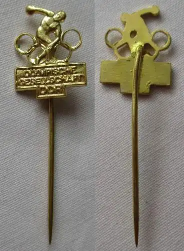 DDR Sport Anstecknadel Olympische Gesellschaft der DDR Olympiade (122665)