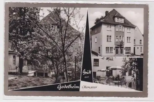 95360 Mehrbild Ak Gruss aus Godleheim/Höxter Oberweser - Haus Wesertal um 1960