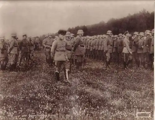 106580 großes Original Propaganda Foto "Der Kronprinz im Westen" 1. Weltkrieg