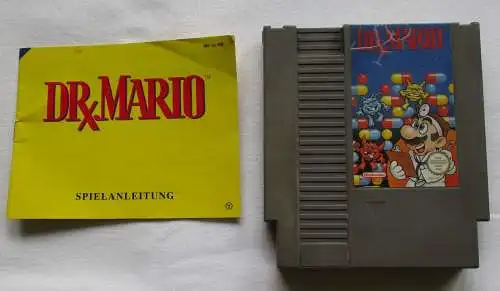 Nintendo NES Spiel - Dr. Mario Modul PAL + Spielanleitung funktioniert (104243)