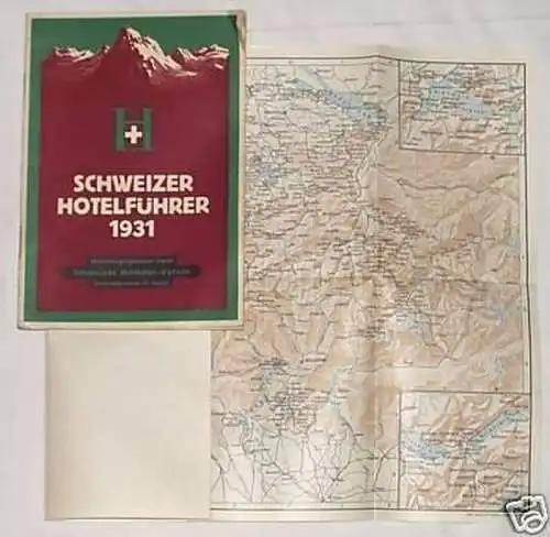 altes Reklame Prospekt Schweizer Hotelführer 1931