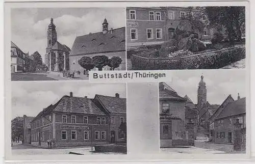 05440 Mehrbild Ak Buttstädt Thüringen Gasthaus Zum Hirsch usw. 1939