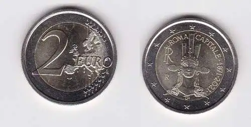 2 Euro Gedenkmünze Italien 150 Jahre Rom 2021 Stgl. (134836)